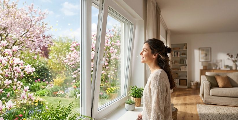 ventanas de PVC y alergias